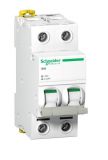 Switch disconnector, A9S65263, 2P, 63A, 415VAC, Schneider Electric