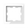 Frame, 1-gang, crystal white, Merten, Schneider Electric, MTN4010-6520
