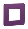 Frame, 1-gang, color purple/cream, New Unica, Schneider Electric, NU280215
