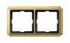 Frame, 2-gang, polished brass, Merten, Schneider Electric, MTN483221
 - 1