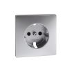 Cover plate, for schuko electrical socket, Schneider, Merten, aluminum, MTN2330-4060

