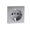 Cover plate, for schuko electrical socket, Schneider, Merten, aluminum, MTN2330-0460
