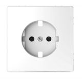 Cover plate, for schuko electrical socket, Merten, Schneider Electric, white, MTN2330-6035