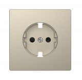 Cover plate, for schuko electrical socket, Merten, Schneider Electric, sahara, MTN2330-6033