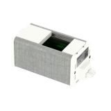 Modular block, plastic/textile, white, 45x45, Unica System+, Schneider Electric, INS44214