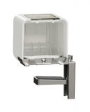 Desk mounting element end, bracket mounting, white, Unica System+, Schneider Electric, INS44284