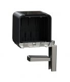 Desk mounting element end, bracket mounting, anthracite, Unica System+, Schneider Electric, INS44285