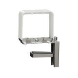 Desk mounting element intermed, bracket mounting, white, Unica System+, Schneider Electric, INS44286
