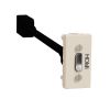 HDMI socket, single, built-in mount, ivory, New Unica, Schneider, NU343044
 - 1