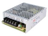 Power Supply, 48VDC, 1.6A, 76.8W, MEAN WELL