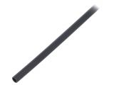 Heat Shrink Tubing 3mm, black, 1.2m