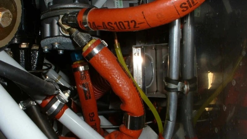 Пожароустойчив шлаух GWG4607-0200, ф20, червен, до 550&deg;C