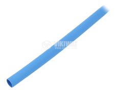 Heat Shrink Tubing 6.4mm, blue, 1m | VIKIWAT