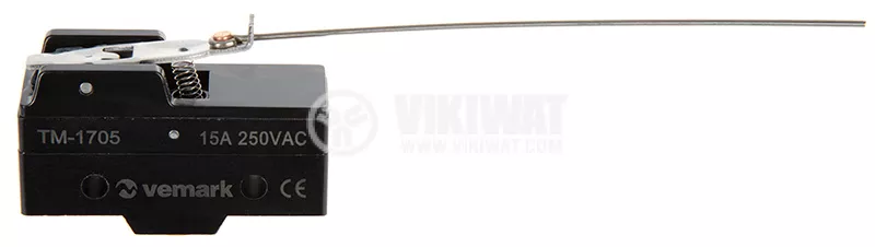 Limit switch TM 1705 NO+NC 15A/250VAC lever - VIKIWAT