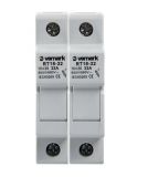 Fuse holder, 2P, RT18A-32, 10x38mm, 32A, 400VDC