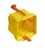 Flush mounting box, 1-gang, for plasterboard walls, 58mm, Bticino, PB502W
