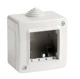 Junction box, 76x76mm, 1 module, surface mounting, Classia, Bticino, 27402, IP55