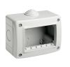 Junction box, 76x100mm, 3 modules, surface mounting, Classia, Bticino, 27403, IP55 

