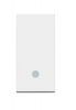 Push-button, 10A, 250VAC, white, built-in, with LED, RW4005L
