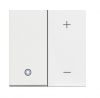 Dimmer pushbutton, 10A, 240VAC, for built-in, color white, Bticino, RW4411
