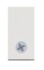 One-way switch for fan, 10A, 250VAC, color white, built-in, LED, RW4001LR
