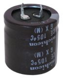 Кондензатор електролитен 63 V, 6800 µF, Ф30x51 mm - Викиват Кондензатор електролитен 63 V, 6800 µF, Ф30x51 mm