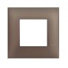 Frame, Bticino, Classia, 2 modules, color brown, R4802TF
