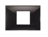 Frame, Bticino, Classia, 2 modules, color black gloss, R4819BC
