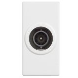 Single TV socket, for built-in, 1.5dB, color white, RW4202D