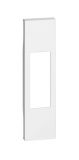 Cover plate, for electric switch, italian standard, Bticino, Living Now, color white,  KW02