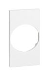 Cover plate, for electric socket, shuko, Bticino, Living Now, color white,  KW04