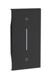 Капак, за електрически ключ за щори, Bticino, Living Now, цвят черен, KG05M2