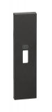 Cover plate, for USB sockets, Bticino, Living Now, color black,  KG10C