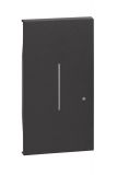 Cover plate, for Smart dimmer, Bticino, Living Now, color black, KG33M2