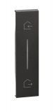Капак, за електрически Smart ключ, Bticino, Living Now, цвят черен, KG40