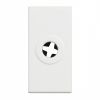 Blanking module with an opening Bticino Classia color white RW4953