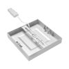 LED панел за открит монтаж, 3 в 1 цвята, 24W, 230VAC, 2400lm, IP40, BP04-62480.
- 3 - Vikiwat LED панел за открит монтаж, 3 в 1 цвята, 24W, 230VAC, 2400lm, IP40, BP04-62480.
- 3