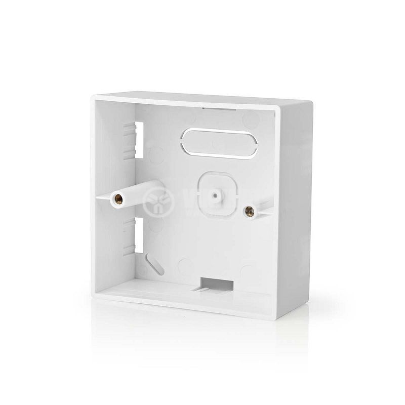 Монтажна кутия за ел. ключове Nedis SmartLife, 86x86x35mm, повърхностен монтаж, бяла
 - 3