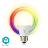 Wi-Fi Smart LED лампа, 9W, E27, A60, 230VAC, 806lm, 2700-6500К, димируема, WIFILRC10E27, NEDIS