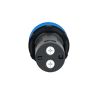 Indicator lamp LED, XA2EVM6LC, 230VAC, blue, ф22mm
 - 3