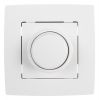 Rotary dimmer, 10A, 230VAC, for built-in, color white, ELMARK, CITY
 - 1