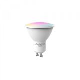Wi-Fi Smart LED лампа, 4.8W, GU10, 230VAC, 475lm, 4000K, RGB, Shelly Duo RGBW