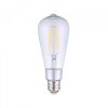 Wi-Fi Smart LED filament лампа, 7W, E27, 230VAC, 750lm, 2700K, Shelly Vintage ST64
