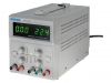 DC laboratory power supply MPS-3003D, 0~30VDC/0~3A, 2 chanels, 90W