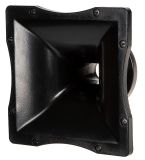 Рупор - фуния за хорна JH5203, черен, с правоъгълен отвор, 160x160x95mm