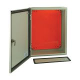 Box, universal, steel, color green, 1800x1000x300mm, two doors, IP65, 53180, ELMARK