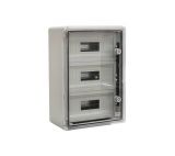 Distribution box, 45 (3x15) modules, grey, ABS, IP65, PP3116, ELMARK