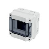 Distribution box, 18 modules, for surface mounting, white, ABS, IP65, ELM-HK18-60005, ELMARK