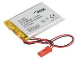 Акумулаторна батерия 3.7V, 980mAh, Li-Po, с проводници и букса, AKY0081, AKYGA BATTERY