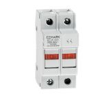 Switch disconnectors, 2P, 32A, 500VAC, DIN rail, 10RT1832, ELMARK
